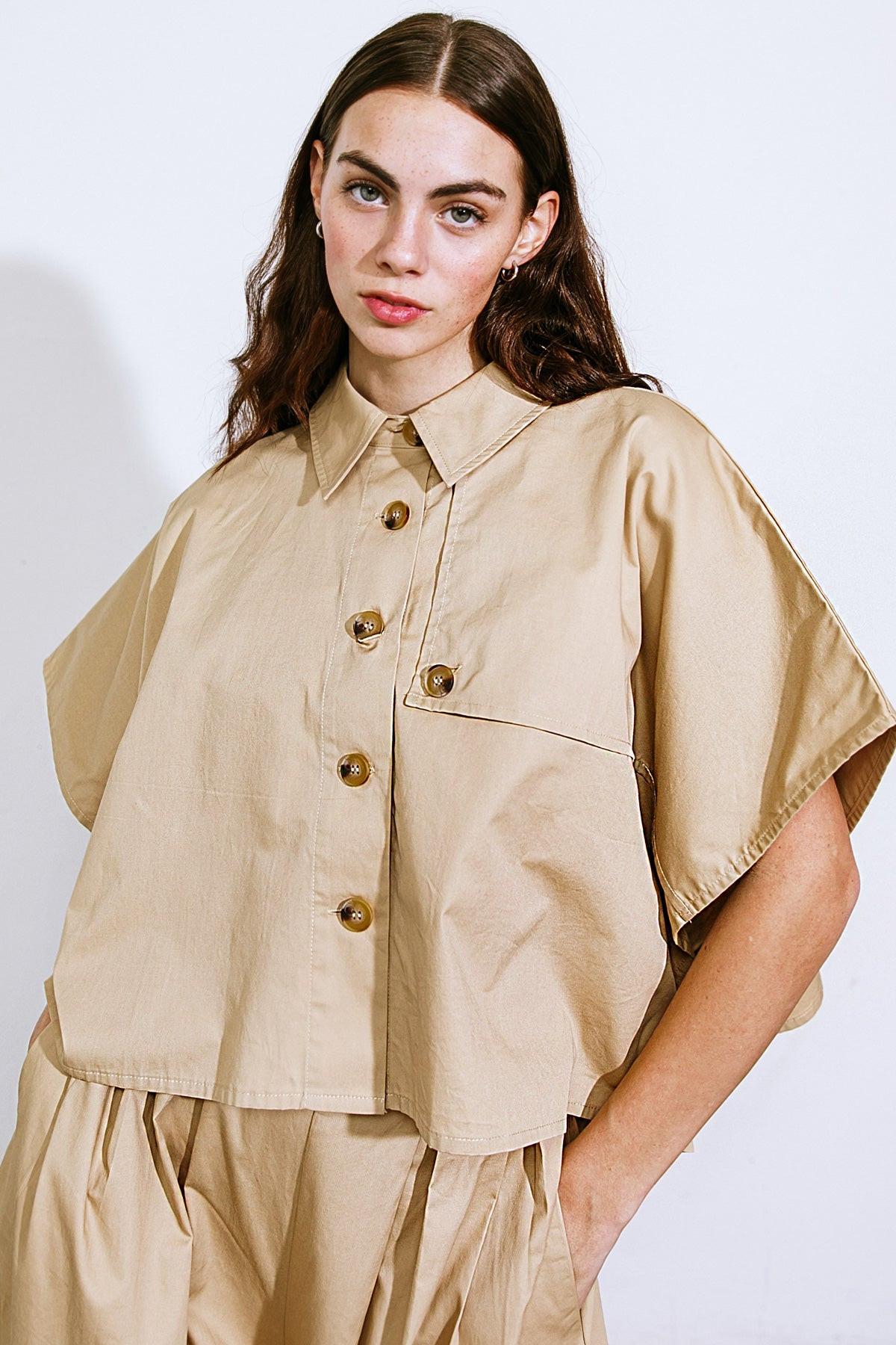 It's Perfect Timing Woven Top — Soul Flow Apparel