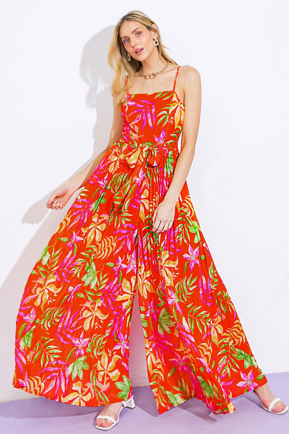Blossoming with Joy Woven Jumpsuit — Soul Flow Apparel