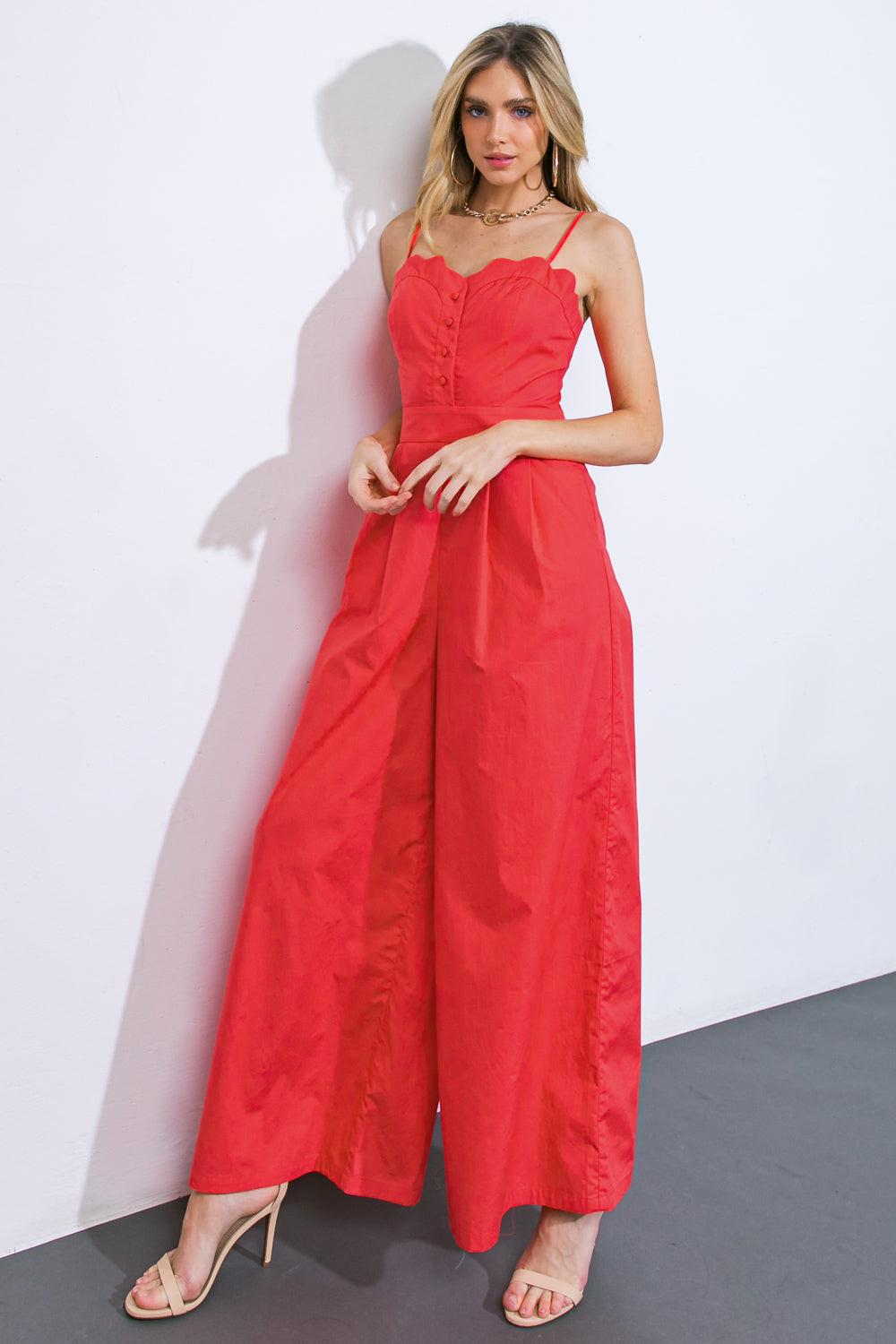 A Beautiful Feeling Woven Jumpsuit — Soul Flow Apparel