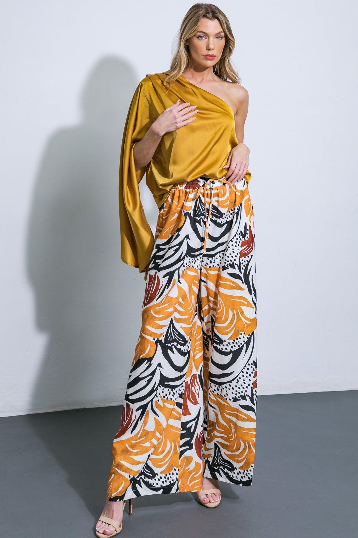 Where the Wind Woven Midi Pants — Soul Flow Apparel
