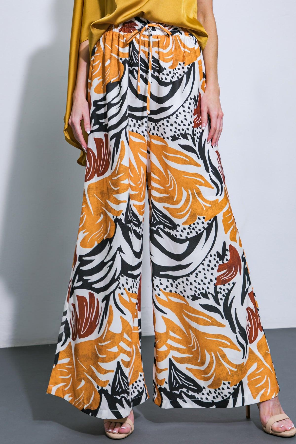 Where the Wind Woven Midi Pants — Soul Flow Apparel