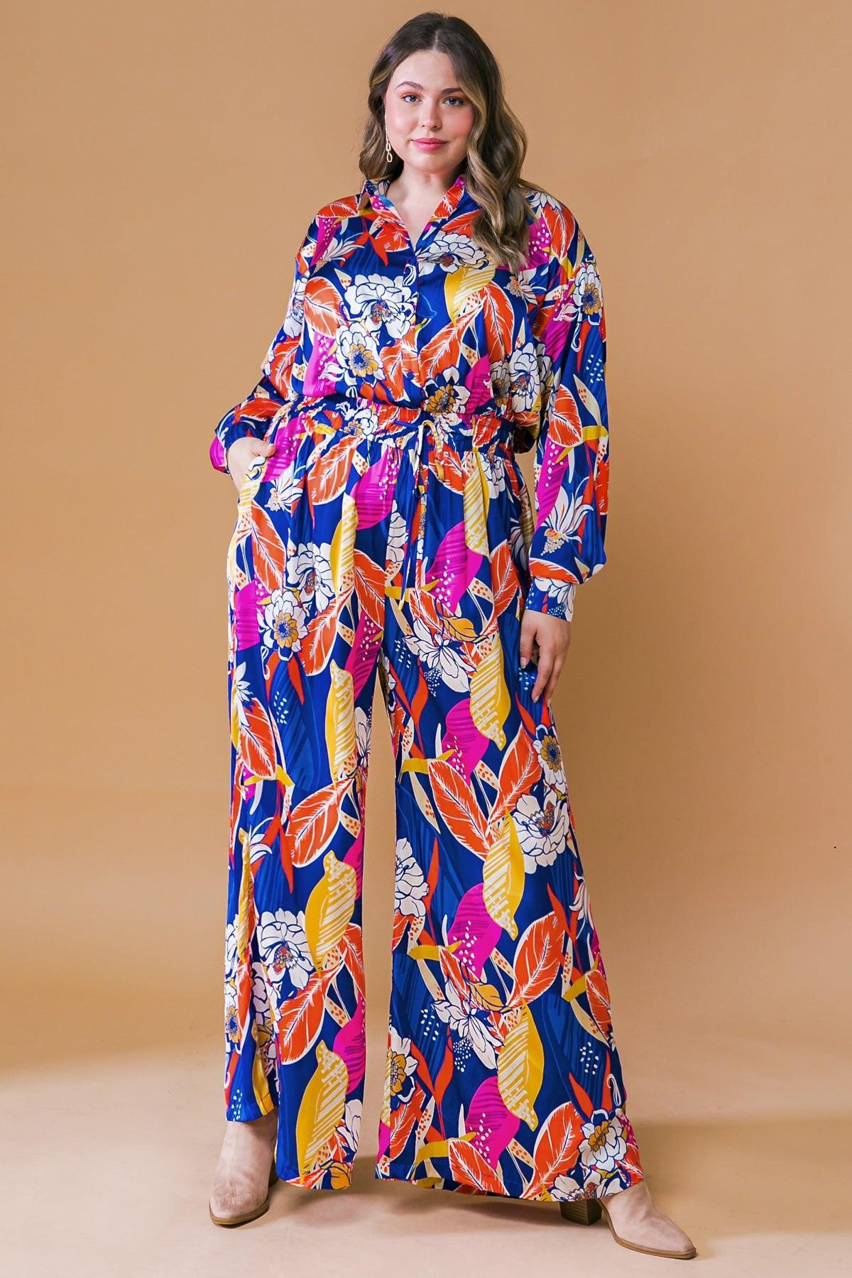 Blooming Hope Woven Jumpsuit — Soul Flow Apparel
