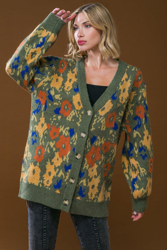 Best I Ever Sweater Cardigan Plush Knit Long Sleeve Button Front — Soul Flow Apparel