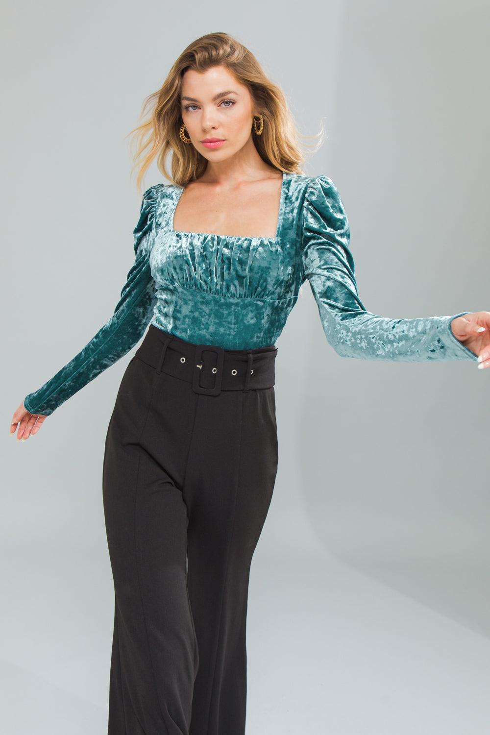 Put on a Show Velvet Top — Soul Flow Apparel