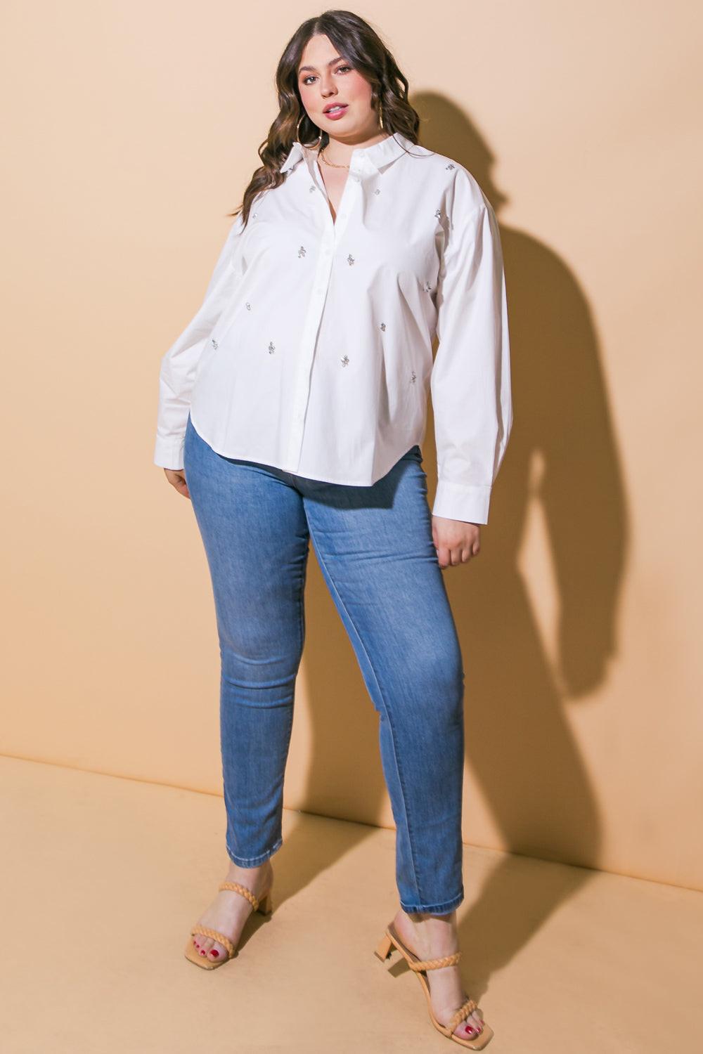 Hit Or Miss Poplin Shirt — Soul Flow Apparel