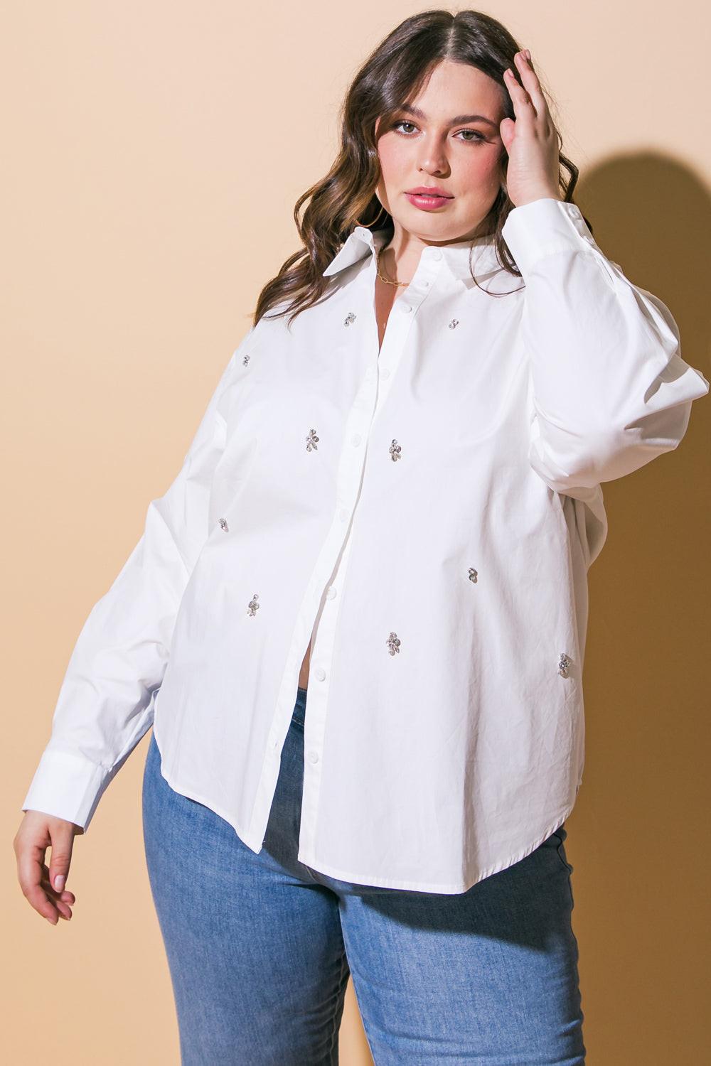 Hit Or Miss Poplin Shirt — Soul Flow Apparel