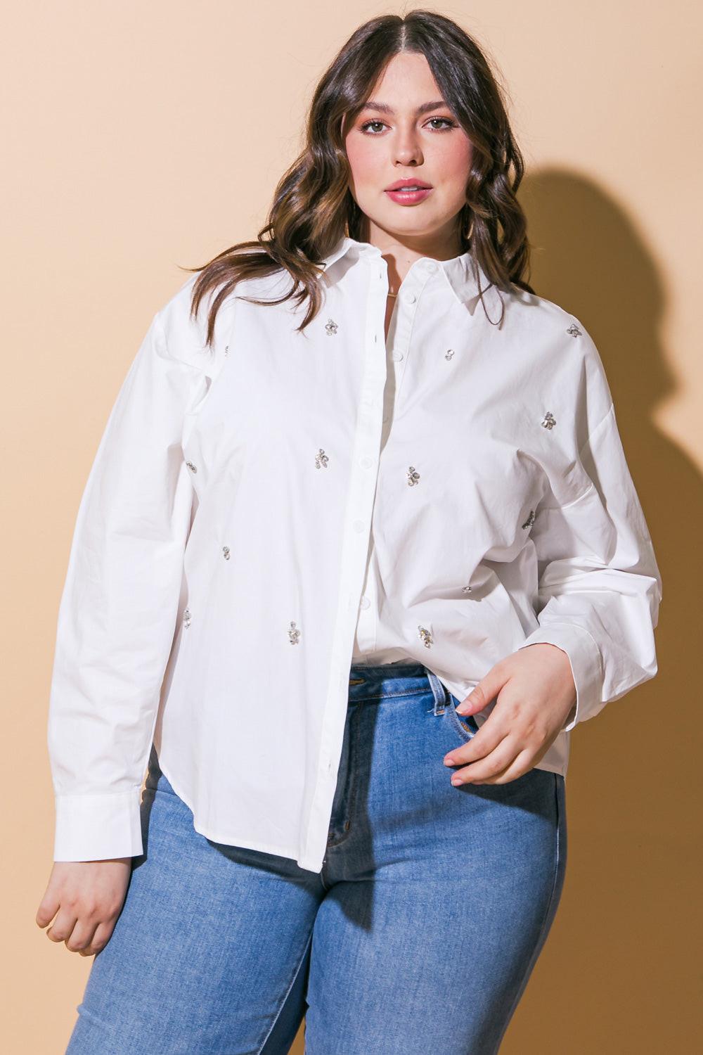 Hit Or Miss Poplin Shirt — Soul Flow Apparel
