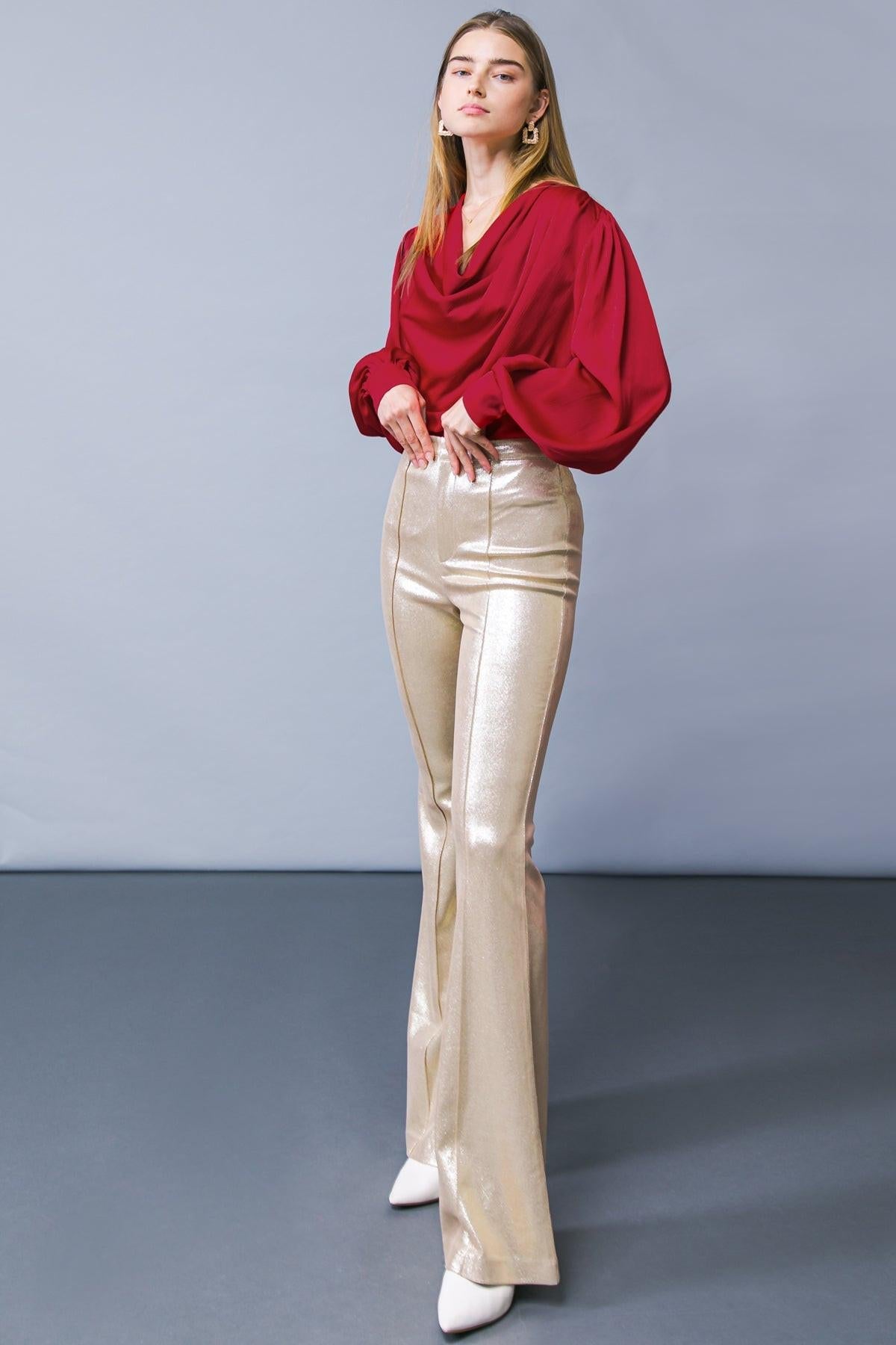 Garden Sensation Satin Top — Soul Flow Apparel