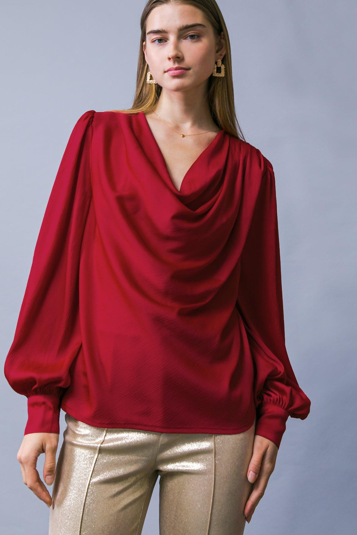 Garden Sensation Satin Top — Soul Flow Apparel