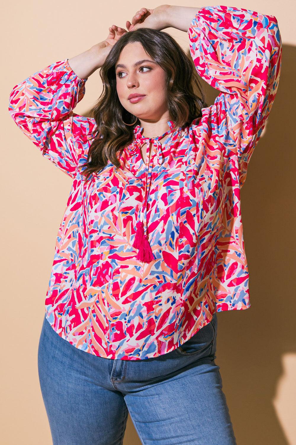 Mistletoe Moment Woven Top — Soul Flow Apparel