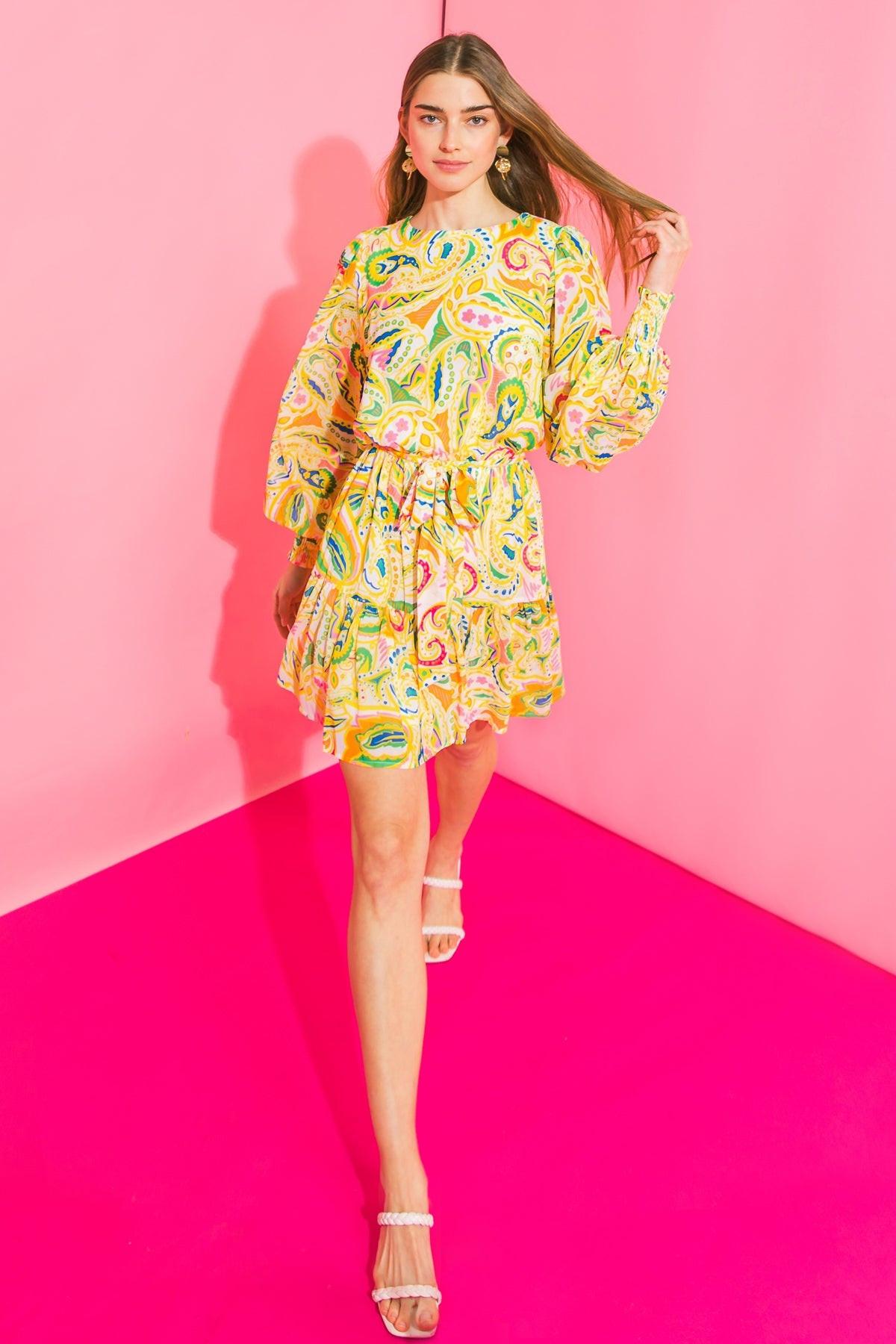 Wish for More Woven Mini Dress in 20ivo, view 207 — Soul Flow Apparel