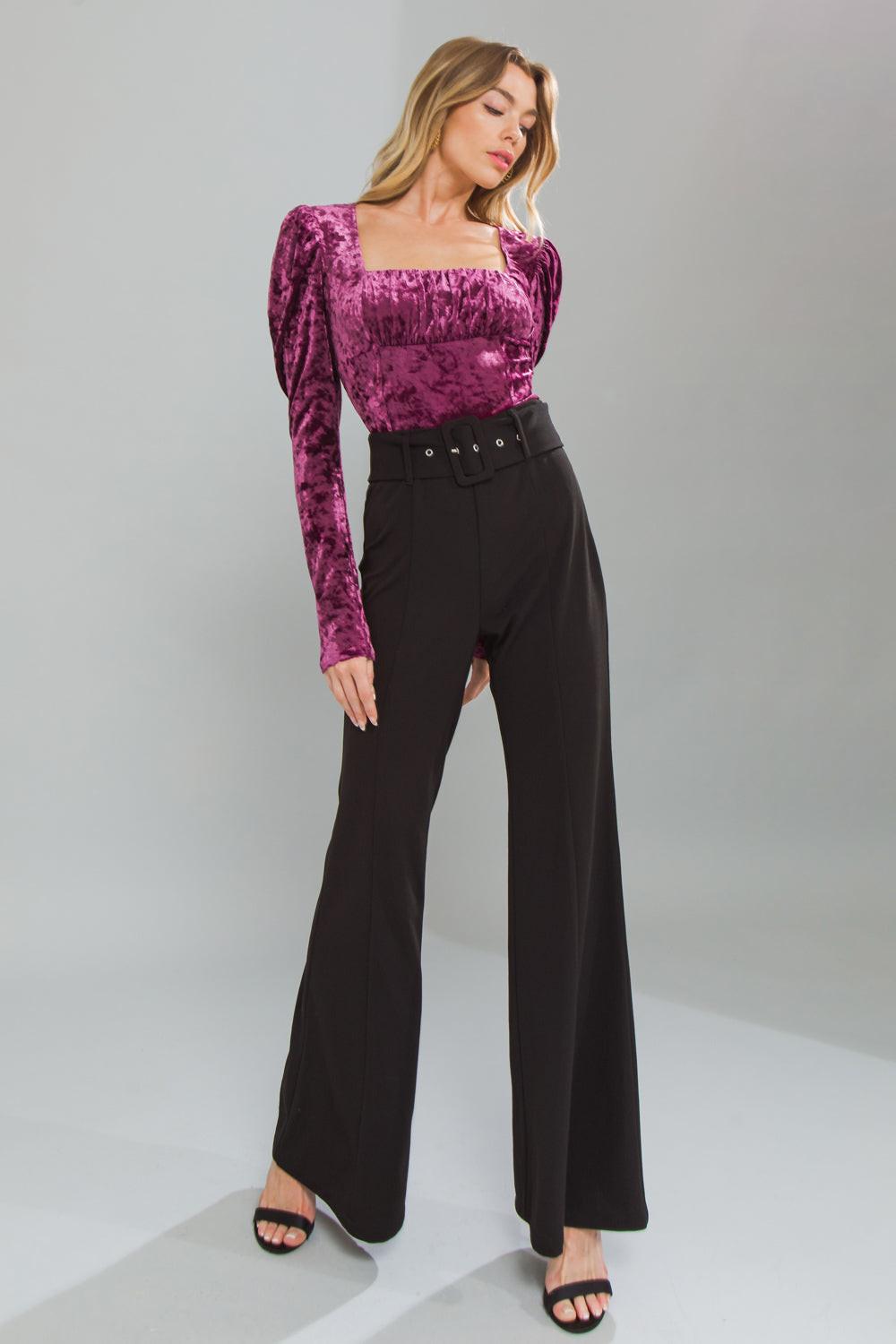 Put on a Show Velvet Top — Soul Flow Apparel
