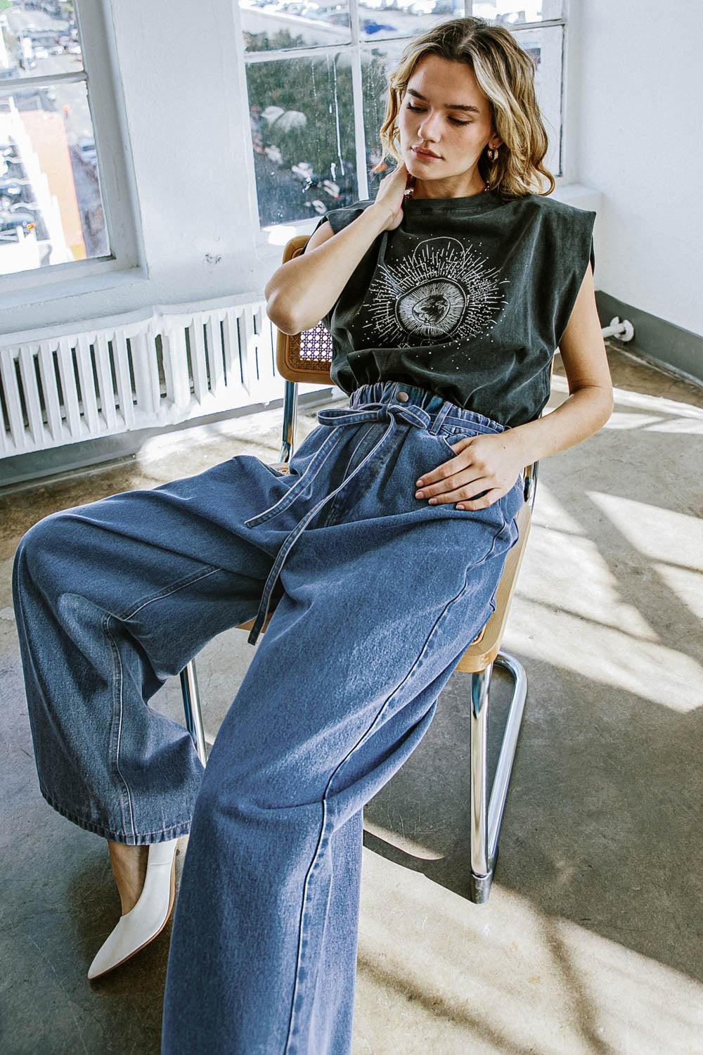 Everything Counts Denim Pants in 20med 20ind11 — Soul Flow Apparel