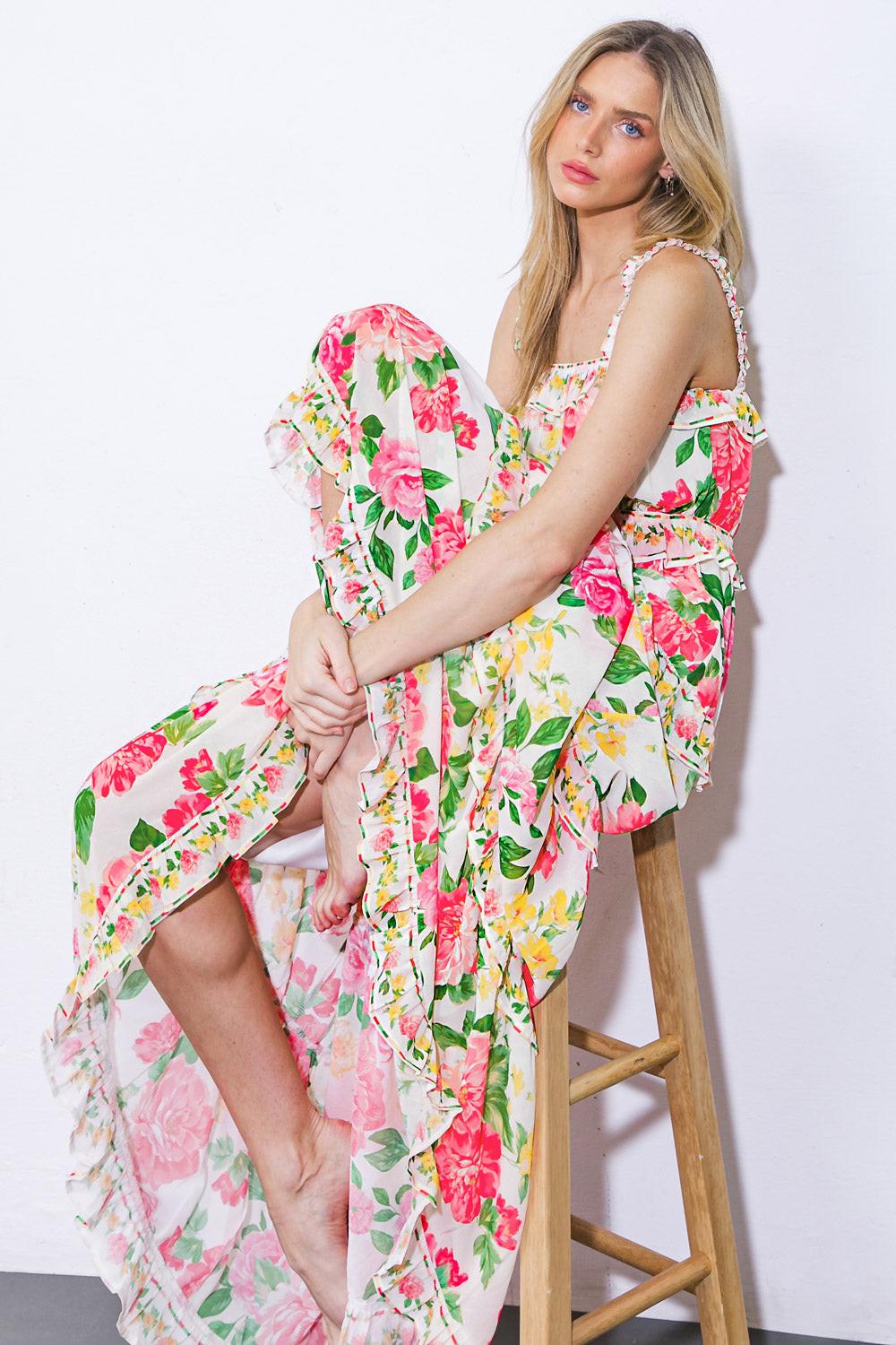 Pulling Heartstrings Woven Maxi Dress in 20ivo13 — Soul Flow Apparel