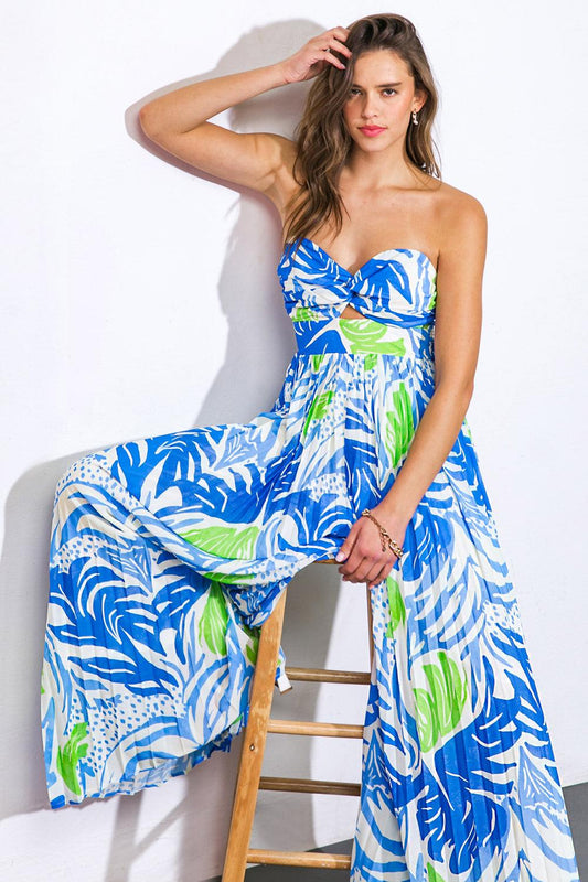 Give Me Your Attention Woven Jumpsuit in 20ivo 20blu23 — Soul Flow Apparel