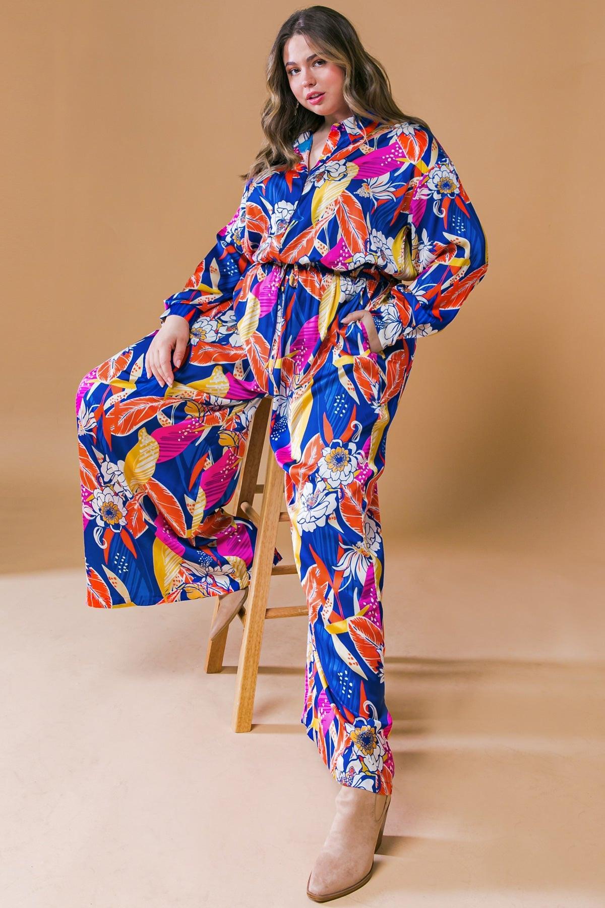 Blooming Hope Woven Jumpsuit — Soul Flow Apparel