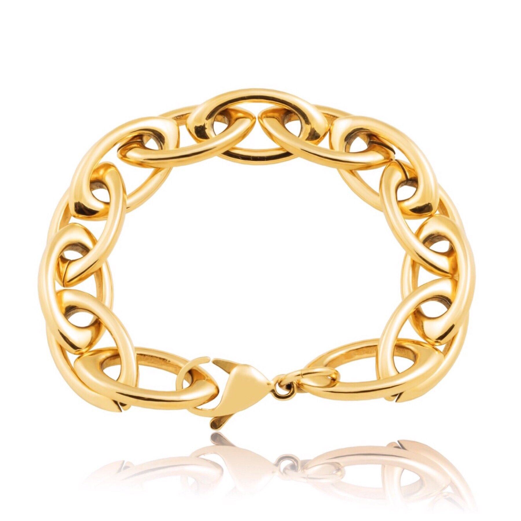 Frankie Oval Link Bracelet — Soul Flow Apparel