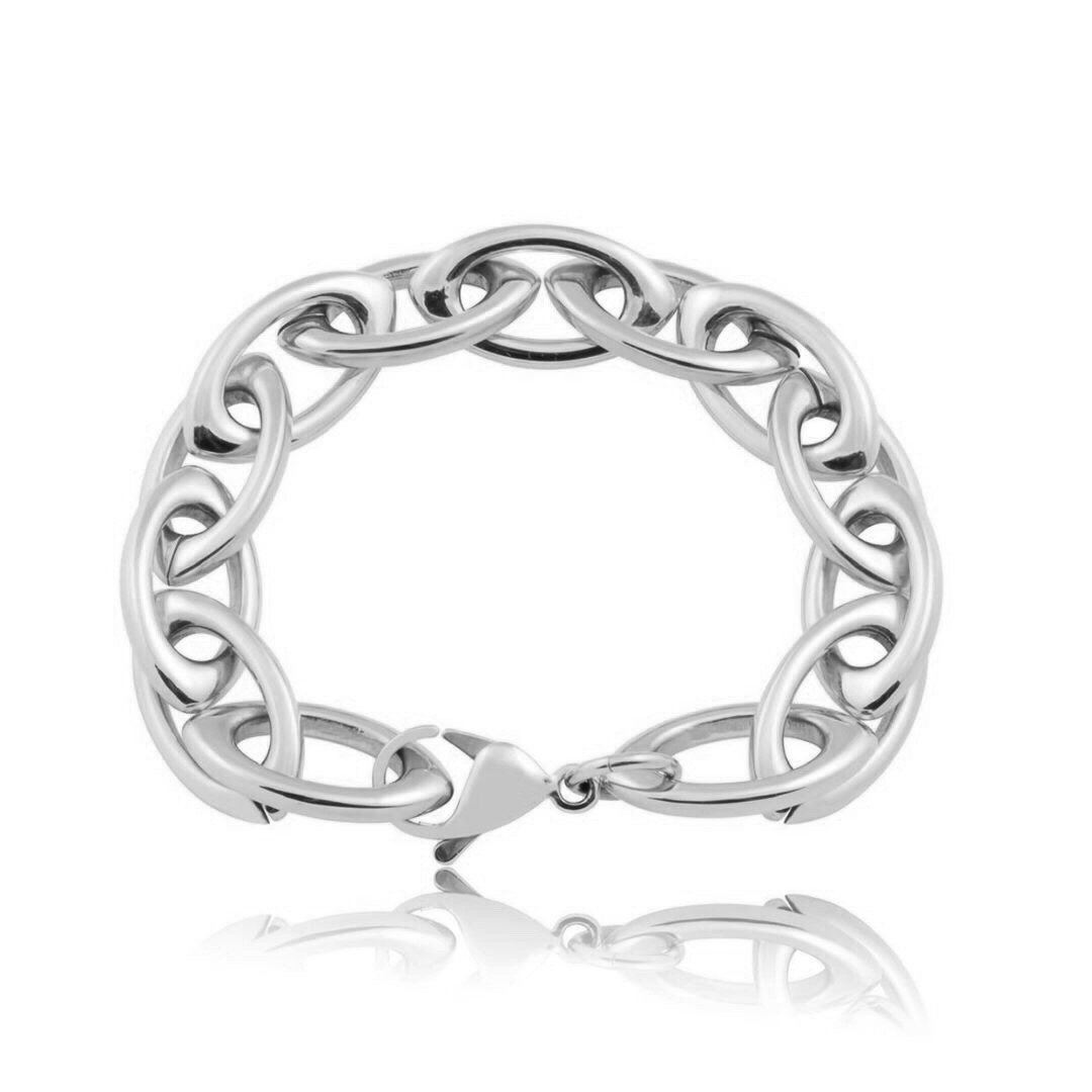 Frankie Oval Link Bracelet — Soul Flow Apparel