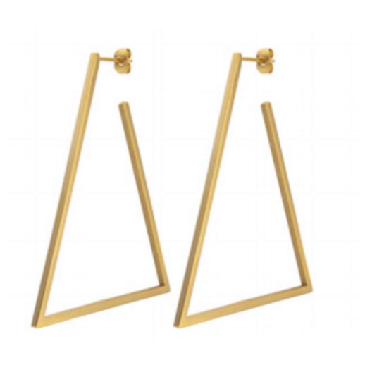 Geo Triangle Hoop — Soul Flow Apparel