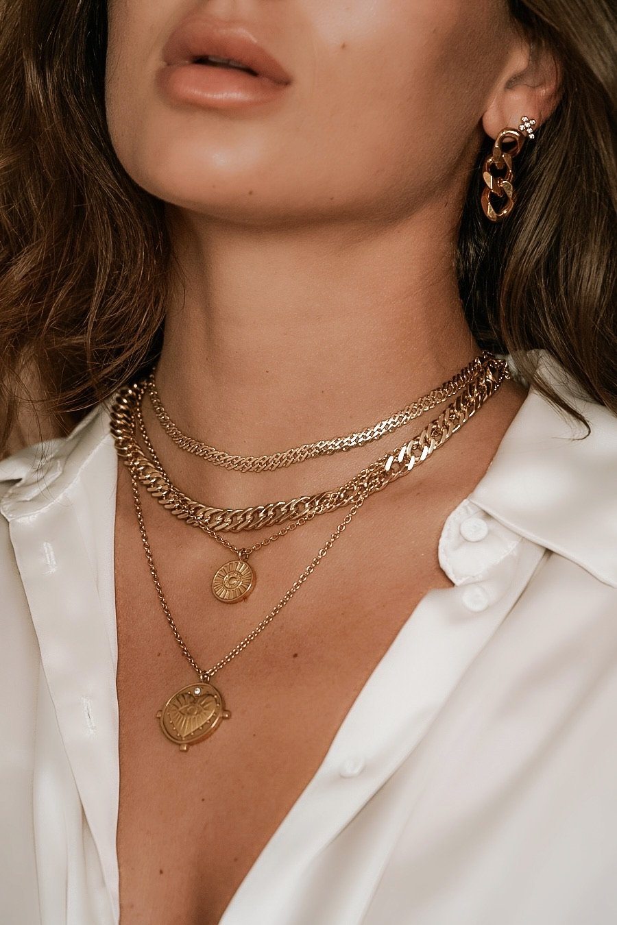 Gigi Double Coin Necklace — Soul Flow Apparel