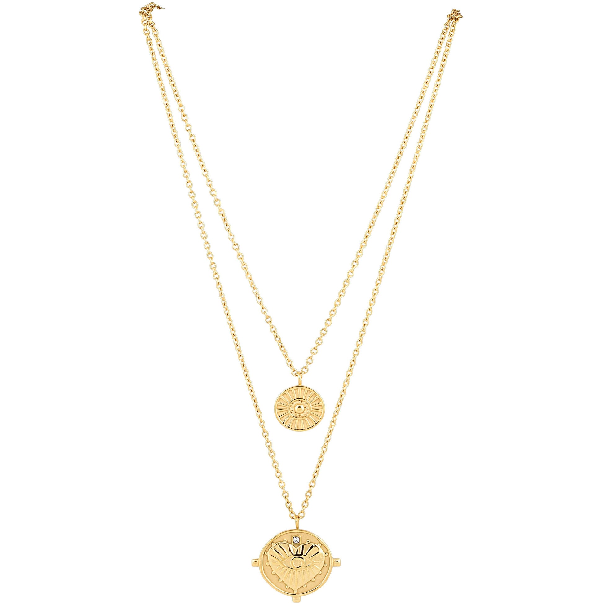 Gigi Double Coin Necklace — Soul Flow Apparel