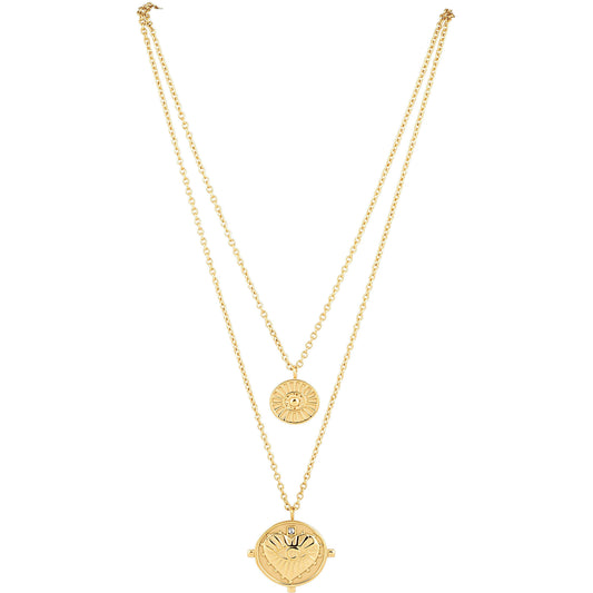 Gigi Double Coin Necklace — Soul Flow Apparel