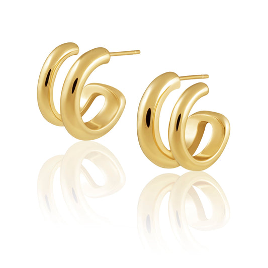 Gisela Double Hoop — Soul Flow Apparel