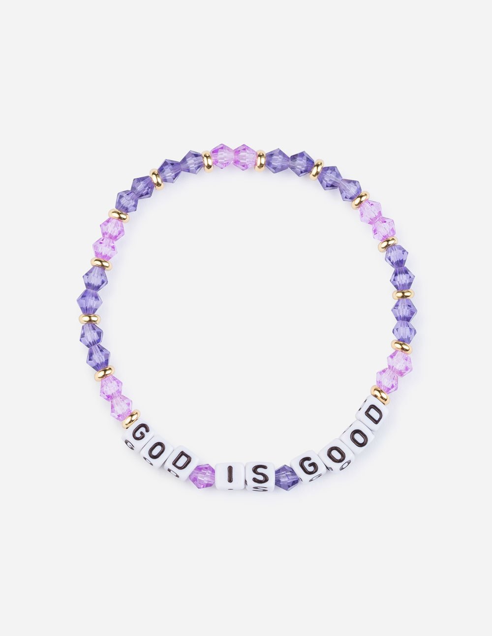 God is Good Letter Bracelet – Christian Letter Bracelet
