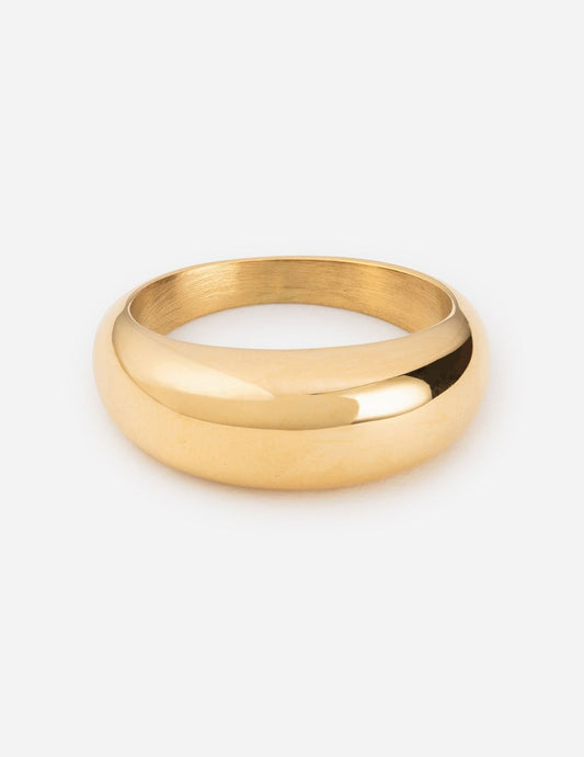 Gold Dome Ring – Christian Ring