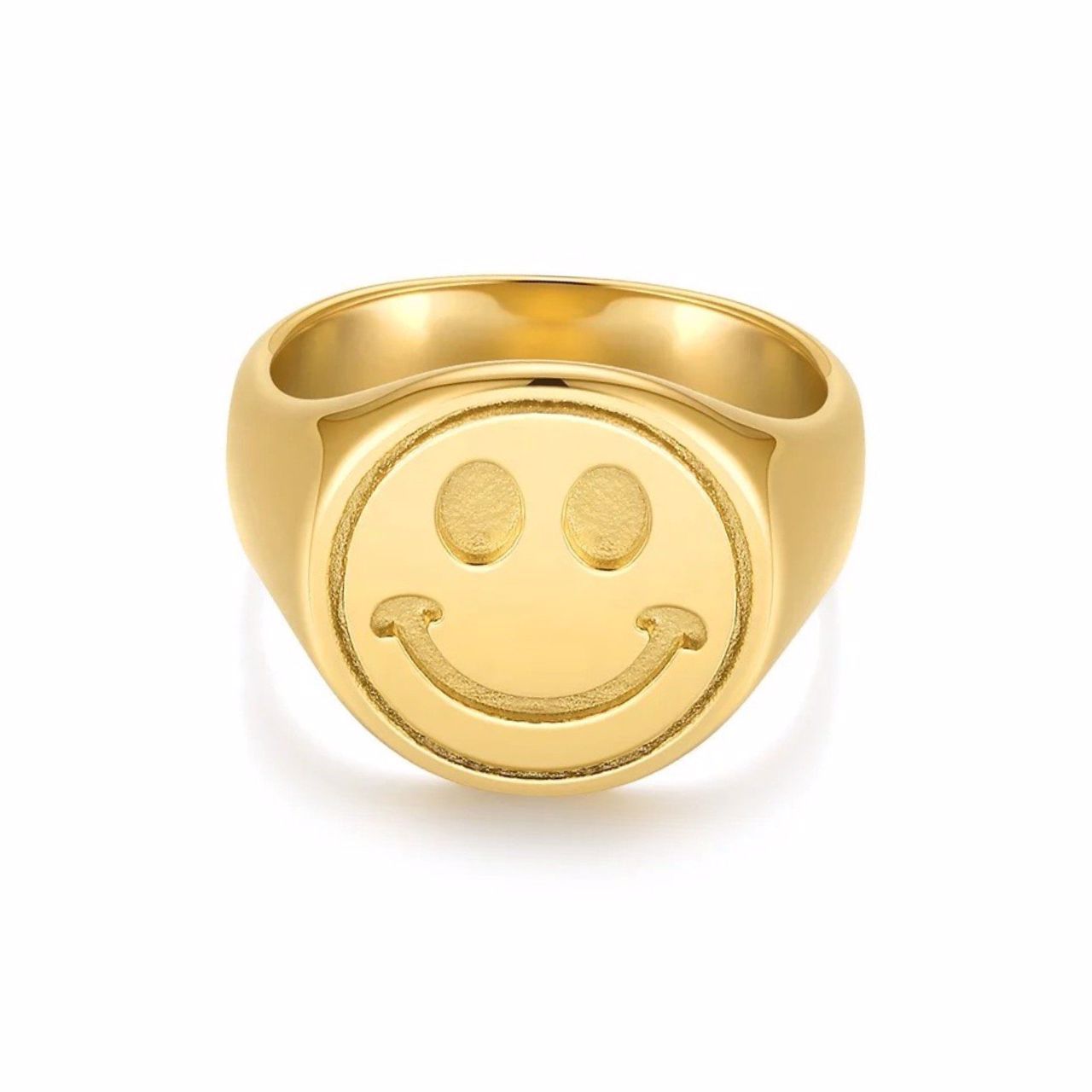 Happy Signet Ring — Soul Flow Apparel