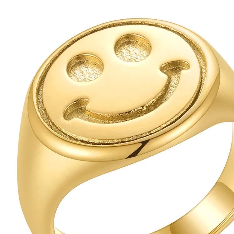 Happy Signet Ring — Soul Flow Apparel