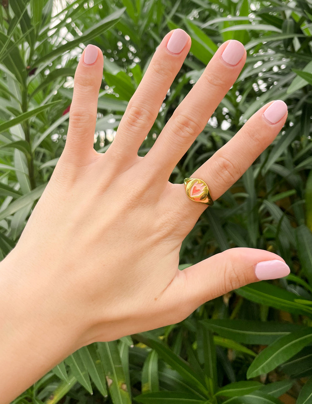 Heart Signet Ring – Christian Ring