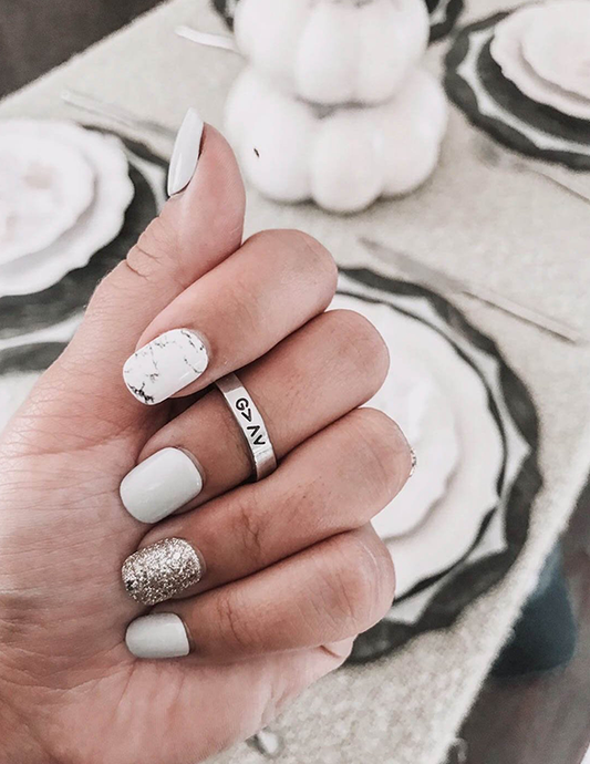 Highs and Lows Ring – Christian Ring