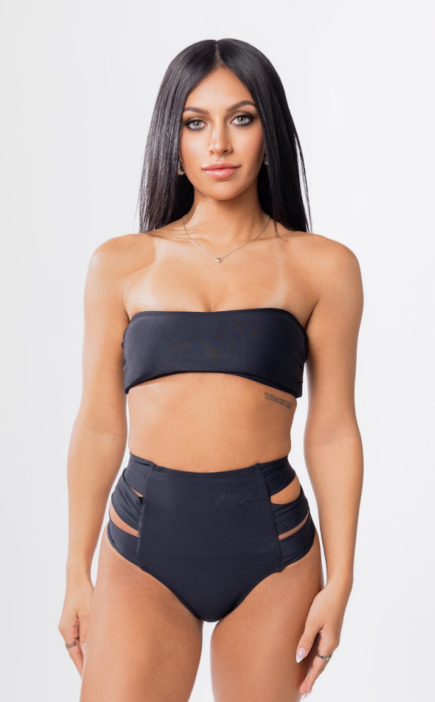 Hollywood High Waist Bikini Bottom — Soul Flow Apparel