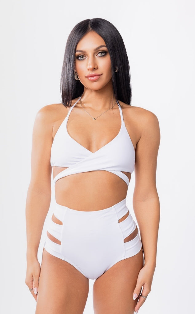 Hollywood High Waist Bikini Bottom — Soul Flow Apparel