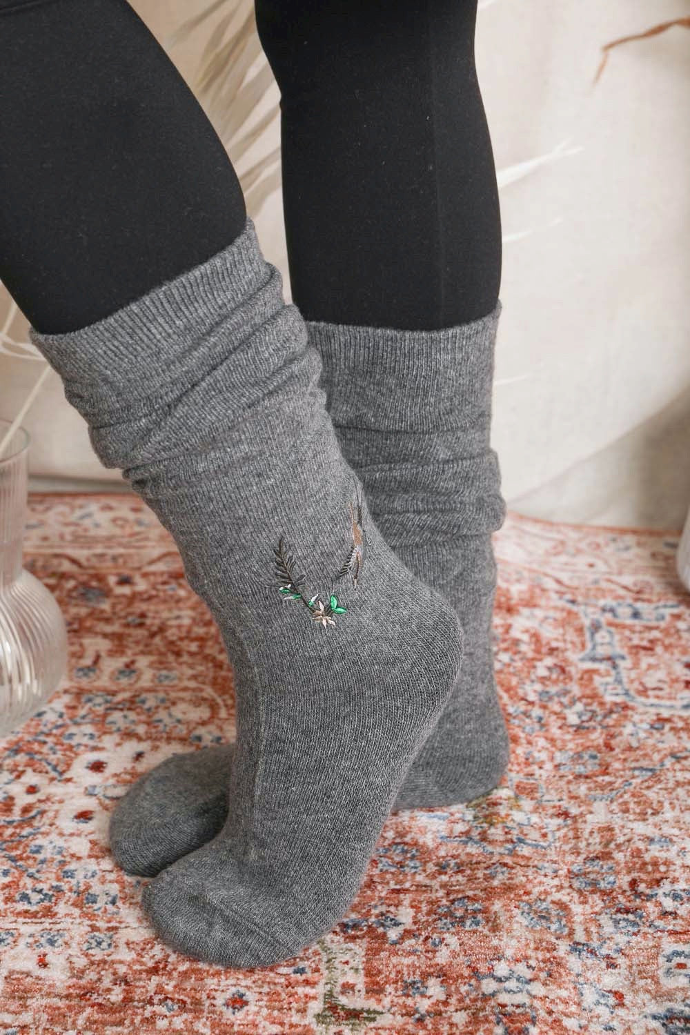 Hummingbird Knee High Socks Leto Collection