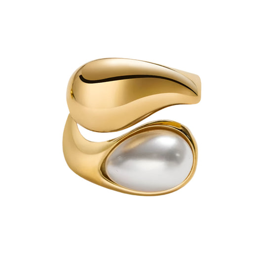 Cami Pearl Stacked Ring, view 61 — Soul Flow Apparel