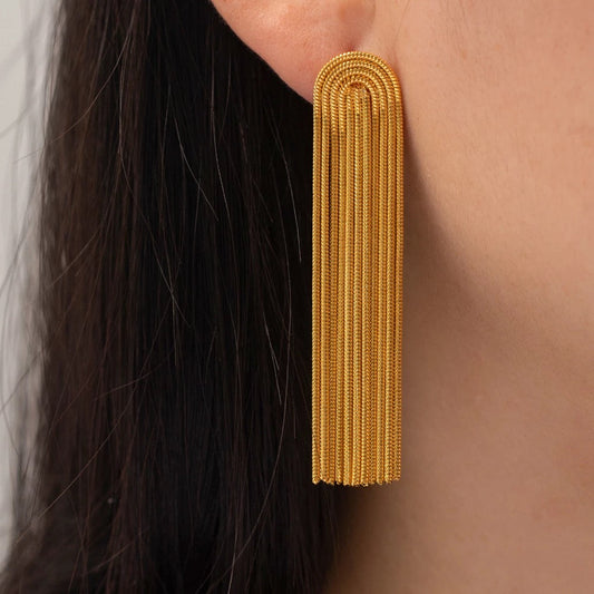 Addison Statement Earring, view 6 — Soul Flow Apparel