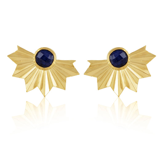 Naya Lapis Statement Earring — Soul Flow Apparel