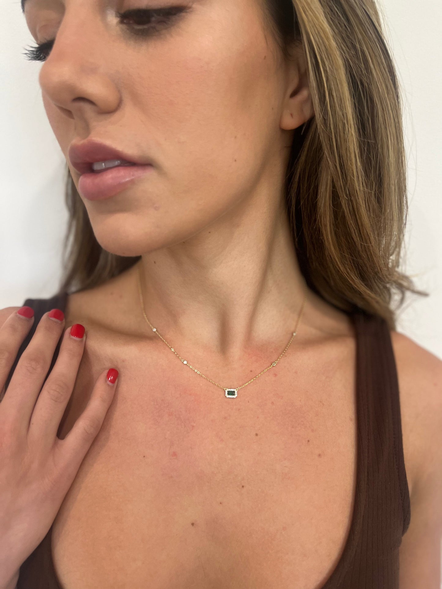 Nora Emerald Necklace — Soul Flow Apparel