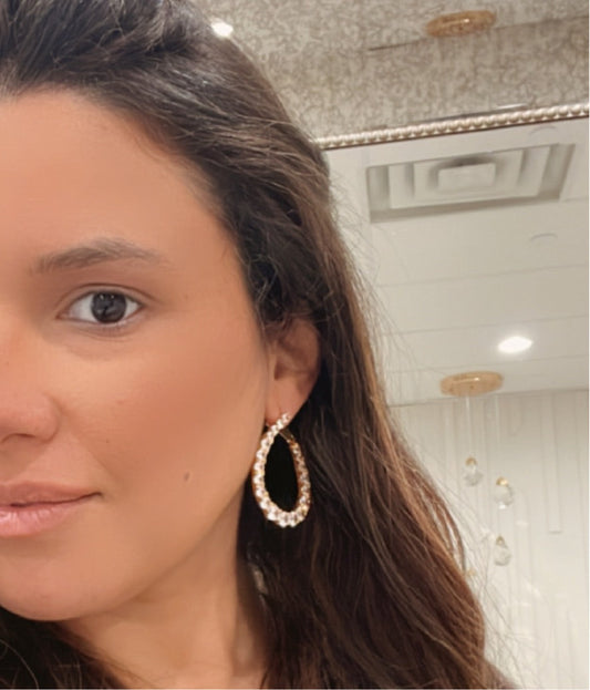 Naomi Cz Earring-Large — Soul Flow Apparel