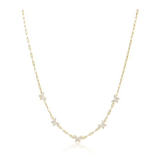 Lilia Butterfly Necklace — Soul Flow Apparel
