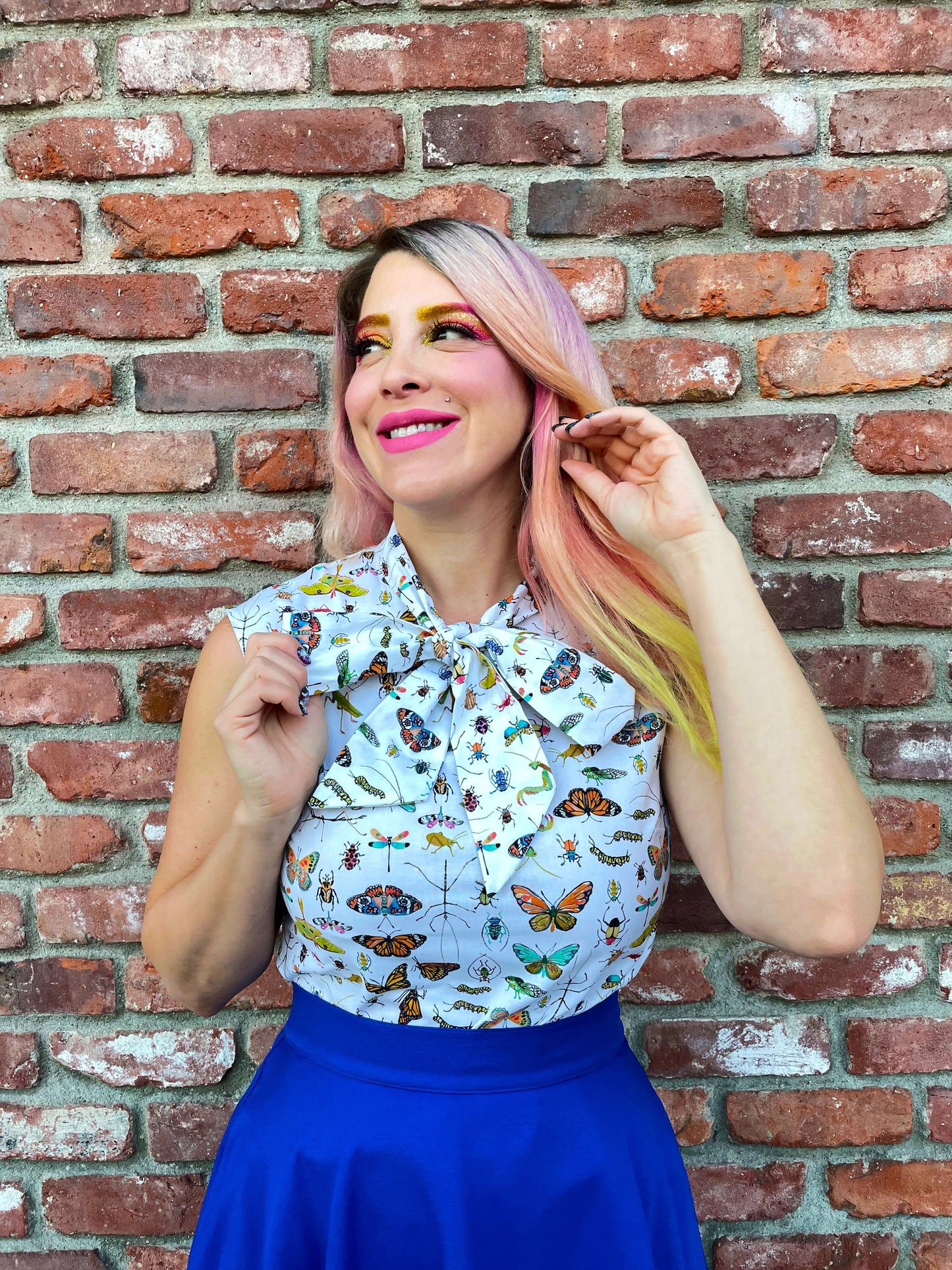 Royal Blue Skater Skirt — Soul Flow Apparel
