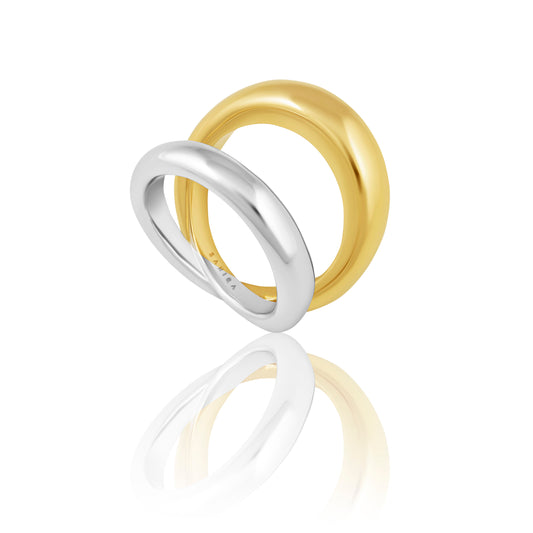 Erica Two-Tone Ring — Soul Flow Apparel