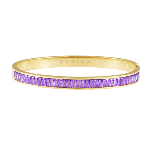 Nicola Cz Bracelet - Purple — Soul Flow Apparel