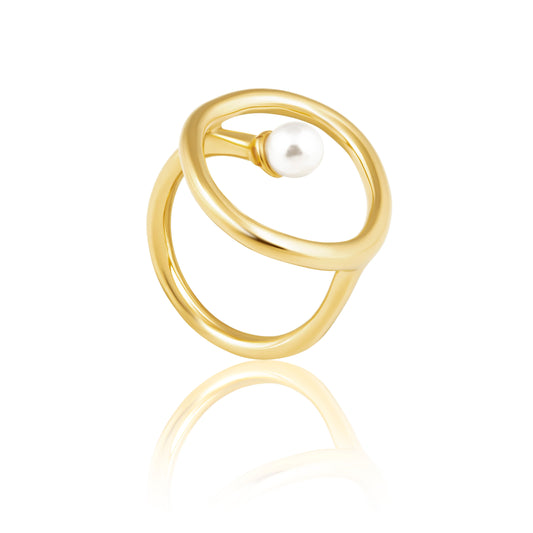 Krista Pearl Ring — Soul Flow Apparel