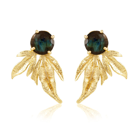 Shannon Labradorite Earrings — Soul Flow Apparel