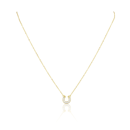 Off to the Races Horseshoe Necklace — Soul Flow Apparel