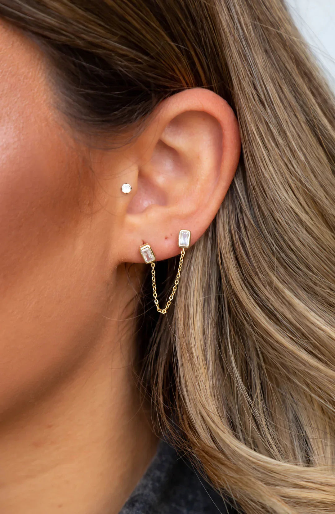 Charlotte Double Studs — Soul Flow Apparel