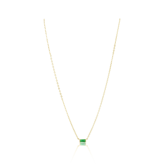 Willow Necklace-Emerald — Soul Flow Apparel